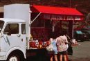 Mobile Shop at Volcano Crater, Mount Etna